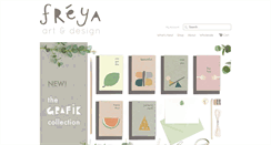 Desktop Screenshot of freya-art.com