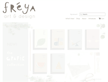 Tablet Screenshot of freya-art.com